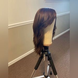 Gorgeous 100% Human Hair Kosher “ SHEVY” Wig with bangs M